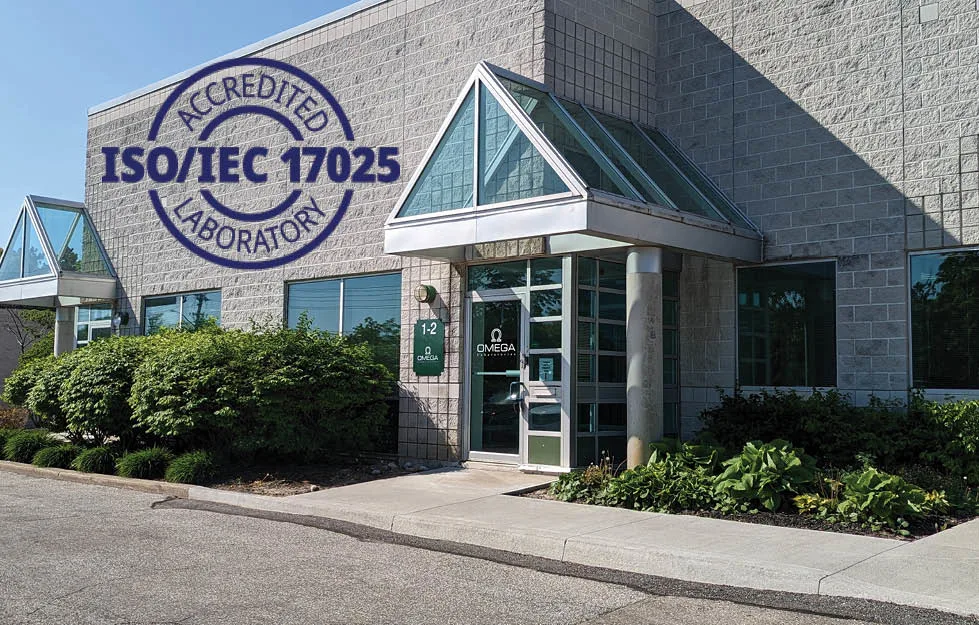 Ontario Office with ISO IEC accreditation stamp